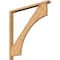 Ekena Millwork Westlake Block Smooth Bracket w/ Offset Brace, Western Red Cedar, 3 1/2"W x 40"D x 40"H BKT0402X40X40WTL05SWR - alternate 1
